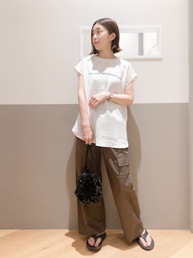 sakiyoさん（レディース・161cm）の夏コーディネート