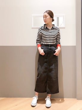 「Editt by YECCA VECCA（エディットバイイェッカヴェッカ）のアイテム」を使った、sakiyoさん（レディース・161cm）の秋コーディネート