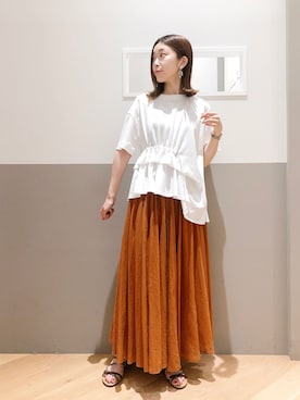 「Editt by YECCA VECCA（エディットバイイェッカヴェッカ）のアイテム」を使った、sakiyoさん（レディース・161cm）の夏コーディネート
