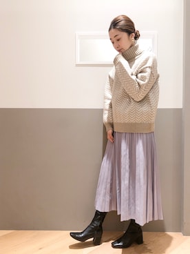 sakiyoさん（レディース・161cm）の秋コーディネート