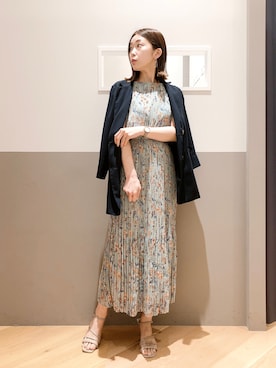 「YECCA VECCA（イェッカヴェッカ）のアイテム」を使った、sakiyoさん（レディース・161cm）の春コーディネート