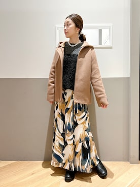 sakiyoさん（レディース・161cm）の冬コーディネート