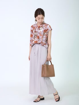 「YECCA VECCA（イェッカヴェッカ）のアイテム」を使った、sakiyoさん（レディース・161cm）の夏コーディネート