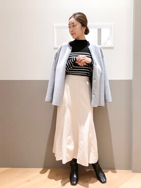 sakiyoさん（レディース・161cm）の冬コーディネート