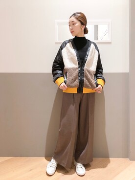 sakiyoさん（レディース・161cm）の秋コーディネート