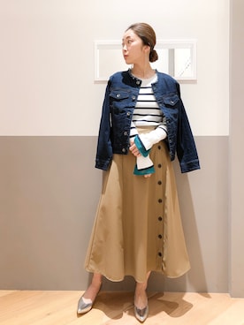 sakiyoさん（レディース・161cm）の冬コーディネート