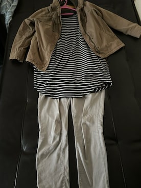 「Honeys（ハニーズ）のアイテム」を使った、わんちゃんさん（レディース・153cm）の秋コーディネート