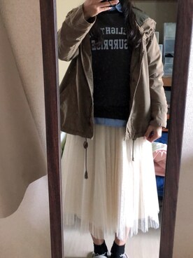 わんちゃんさん（レディース・153cm）の春コーディネート