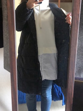 「Honeys（ハニーズ）のアイテム（ミリタリージャケット）」を使った、わんちゃんさん（レディース・153cm）の春コーディネート