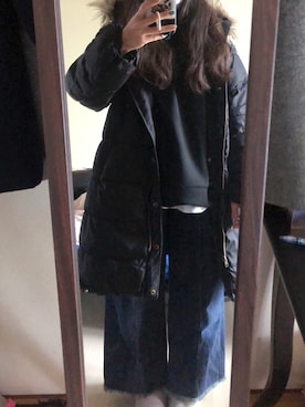 「Honeys（ハニーズ）のアイテム（ミリタリージャケット）」を使った、わんちゃんさん（レディース・153cm）の春コーディネート