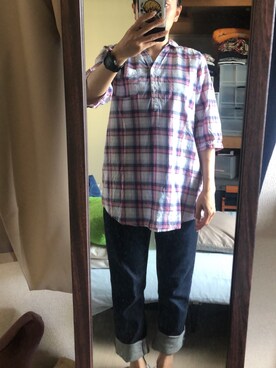 「夏のコーデ」｜わんちゃんさん（レディース・153cm）の秋コーディネート