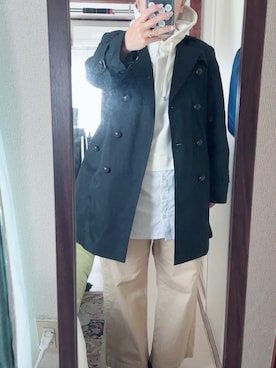 「Honeys（ハニーズ）のアイテム（パーカー）」を使った、わんちゃんさん（レディース・153cm）の春コーディネート