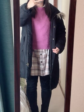 「Honeys（ハニーズ）のアイテム」を使った、わんちゃんさん（レディース・153cm）の春コーディネート