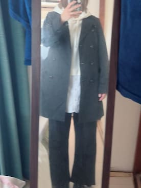 「Honeys（ハニーズ）のアイテム（パンツ）」を使った、わんちゃんさん（レディース・153cm）の春コーディネート