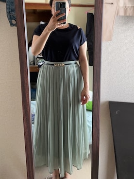 「Honeys（ハニーズ）のアイテム（ファッション雑貨）」を使った、わんちゃんさん（レディース・153cm）の夏コーディネート