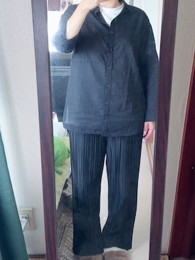 「Honeys（ハニーズ）のアイテム（パンツ）」を使った、わんちゃんさん（レディース・153cm）の春コーディネート