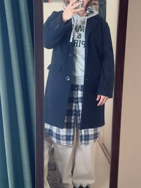 「Honeys（ハニーズ）のアイテム」を使った、わんちゃんさん（レディース・153cm）の冬コーディネート