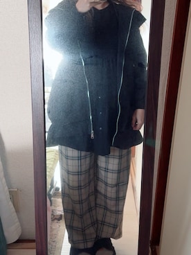 「Honeys（ハニーズ）のアイテム」を使った、わんちゃんさん（レディース・153cm）の秋コーディネート