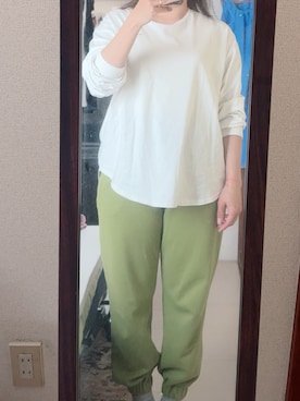 「Honeys（ハニーズ）のアイテム（Tシャツ/カットソー）」を使った、わんちゃんさん（レディース・153cm）の夏コーディネート