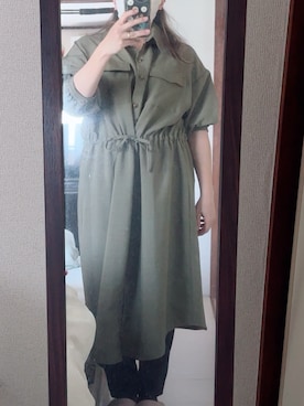 「Honeys（ハニーズ）のアイテム」を使った、わんちゃんさん（レディース・153cm）の夏コーディネート