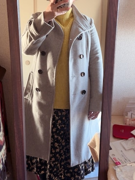 「Honeys（ハニーズ）のアイテム（ワンピース/ドレス）」を使った、わんちゃんさん（レディース・153cm）の冬コーディネート