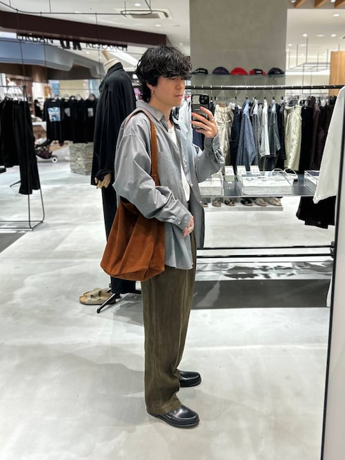 LINEN TUCK PANTS