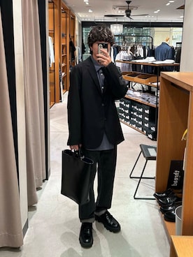 「アイテム（その他アウター）」を使った、nishioka さん（メンズ・170cm）の夏コーディネート