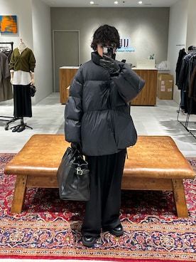 「アイテム（手袋）」を使った、nishioka さん（メンズ・170cm）の秋コーディネート