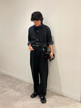 「アイテム（トートバッグ）」を使った、nishioka さん（メンズ・170cm）の秋コーディネート