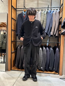 「寒い」｜「アイテム（その他アウター）」を使った、nishioka さん（メンズ・170cm）の冬コーディネート