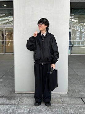 「寒い」｜「アイテム（フォーマルスーツ/小物）」を使った、nishioka さん（メンズ・170cm）の秋コーディネート