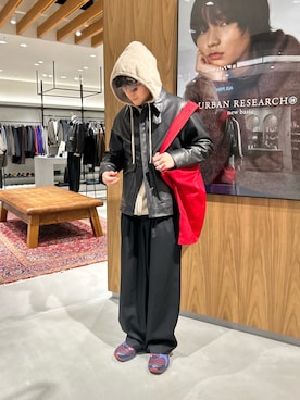 「アイテム（その他アウター）」を使った、nishioka さん（メンズ・170cm）の冬コーディネート