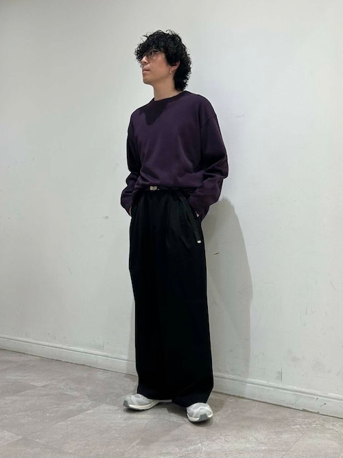 『別注』crepuscule×UR　Washi Knit Long-Sleeve T-shirts