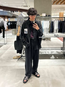 「アイテム（その他パンツ）」を使った、nishioka さん（メンズ・170cm）の夏コーディネート