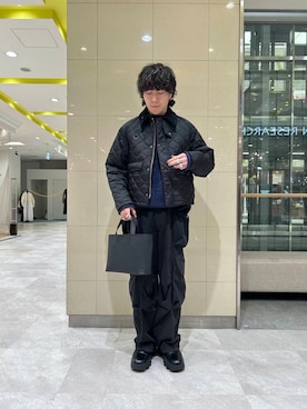 「寒い」｜「アイテム（その他アウター）」を使った、nishioka さん（メンズ・170cm）の冬コーディネート