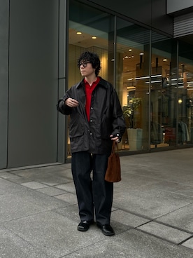 nishioka さん（メンズ・170cm）の冬コーディネート