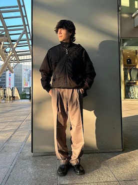 「寒い」｜「アイテム（その他アウター）」を使った、nishioka さん（メンズ・170cm）の秋コーディネート