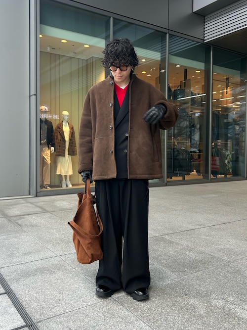 セール】new basic SHEEP MOUTON JACKET（その他アウター）｜URBAN