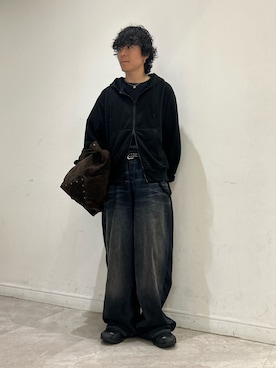 「アイテム（パーカー）」を使った、nishioka さん（メンズ・170cm）の夏コーディネート