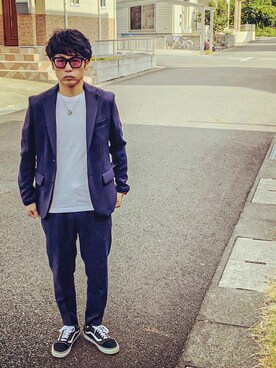 「ユナイテッドアローズ」｜「アイテム（その他）」を使った、SG Ryoheyさん（メンズ・163cm）の秋コーディネート