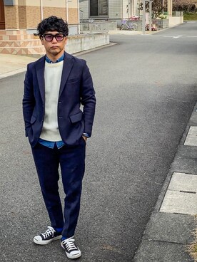 SG Ryoheyさん(メンズ・163cm)の春コーディネート