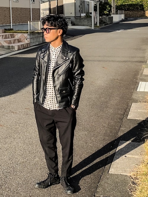 JACKROSE（ジャックローズ）の「WEB限定 LAMB LEATHER DOUBLE