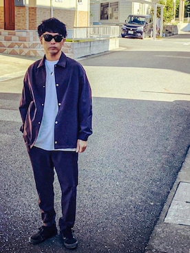 「united arrows」｜「アイテム（その他）」を使った、SG Ryoheyさん（メンズ・163cm）の秋コーディネート