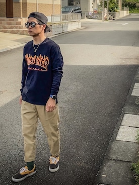 SG Ryoheyさん（メンズ・163cm）の春コーディネート