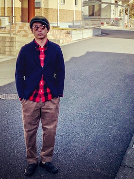 SG Ryoheyさん（メンズ・163cm）の冬コーディネート