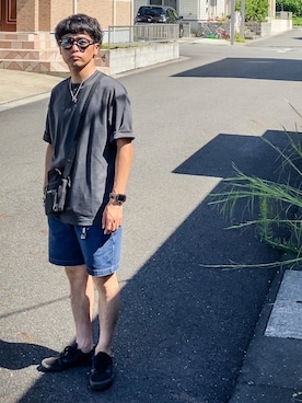 「エアリズム」｜SG Ryoheyさん（メンズ・163cm）の秋コーディネート