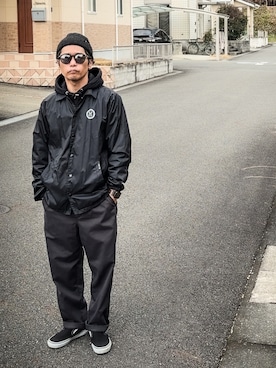 「コーチジャケット」｜SG Ryoheyさん（メンズ・163cm）の冬コーディネート