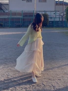 「VANNIE U（ヴァニーユー）のアイテム」を使った、33さん（レディース・162cm）の春コーディネート