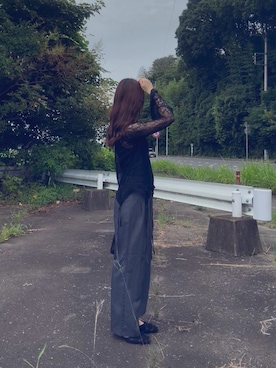 「GRL（グレイル）のアイテム（スラックス）」を使った、mmさん（骨格ウェーブ・レディース・162cm）の秋コーディネート