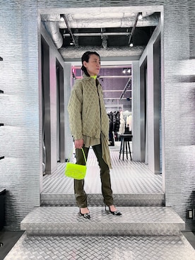 「DIESEL OSAKA」｜Romiさん（レディース・168cm）の冬コーディネート